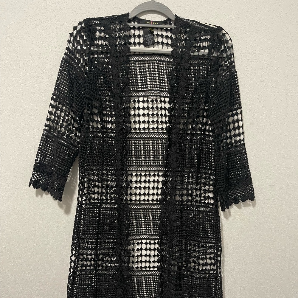 🐙 black small kimono